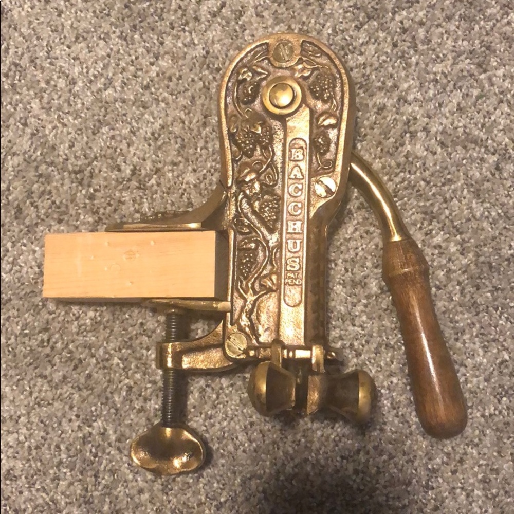Antique Bacchus bottle opener